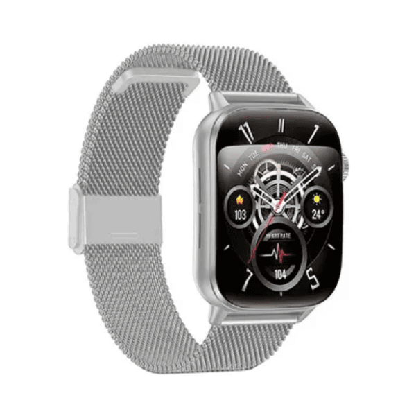 Relógio Smartwatch G-Tide S6 Pro com Bluetooth + Pulseiras Extra - Prateado