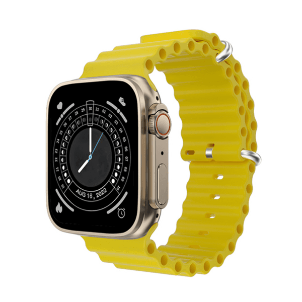 Relógio Smartwatch Luo W8 Ultra 49MM Amarelo