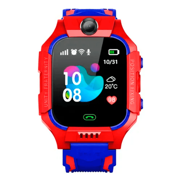 Relógio Smartwatch Geral Kids com GPS, Câmera e Bluetooth Vermelho