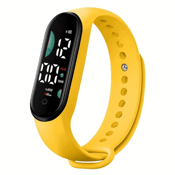 Relógio Smartwatch Smart Band 8 M8 com Bluetooth Amarelo