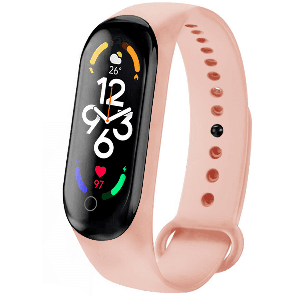Relógio Smartwatch Smart Band 8 M8 Com Bluetooth Rosa