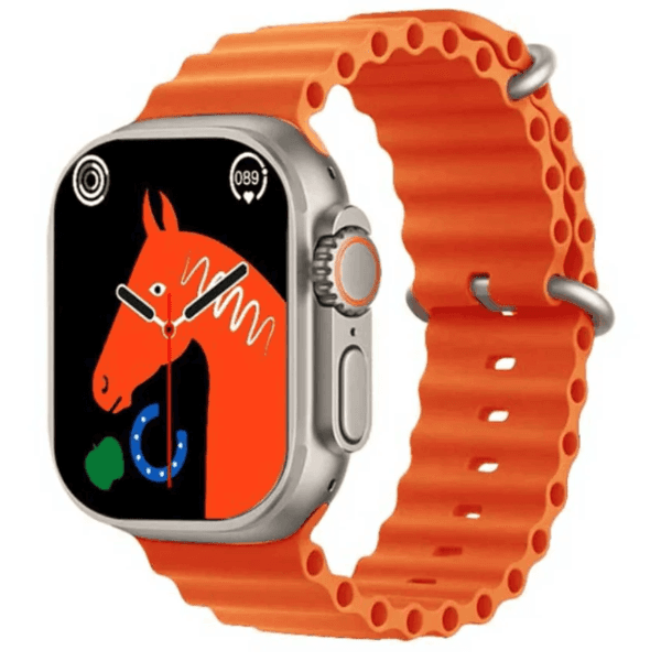 Relógio Smartwatch T900 Ultra 2 49MM com Bluetooth Laranja