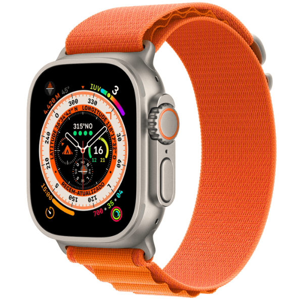 Relógio Smartwatch Geral Ultra 49MM Laranja
