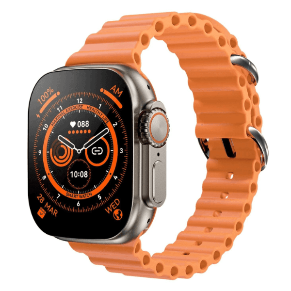 Relógio Smartwatch Wearfit Gs8+ Ultra com Bluetooth Laranja