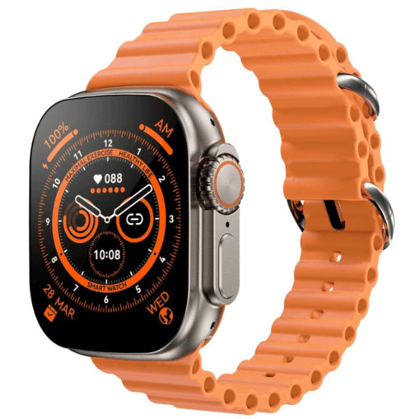 Relógio Smartwatch Ws85 Ultra 49MM com Bluetooth Laranja