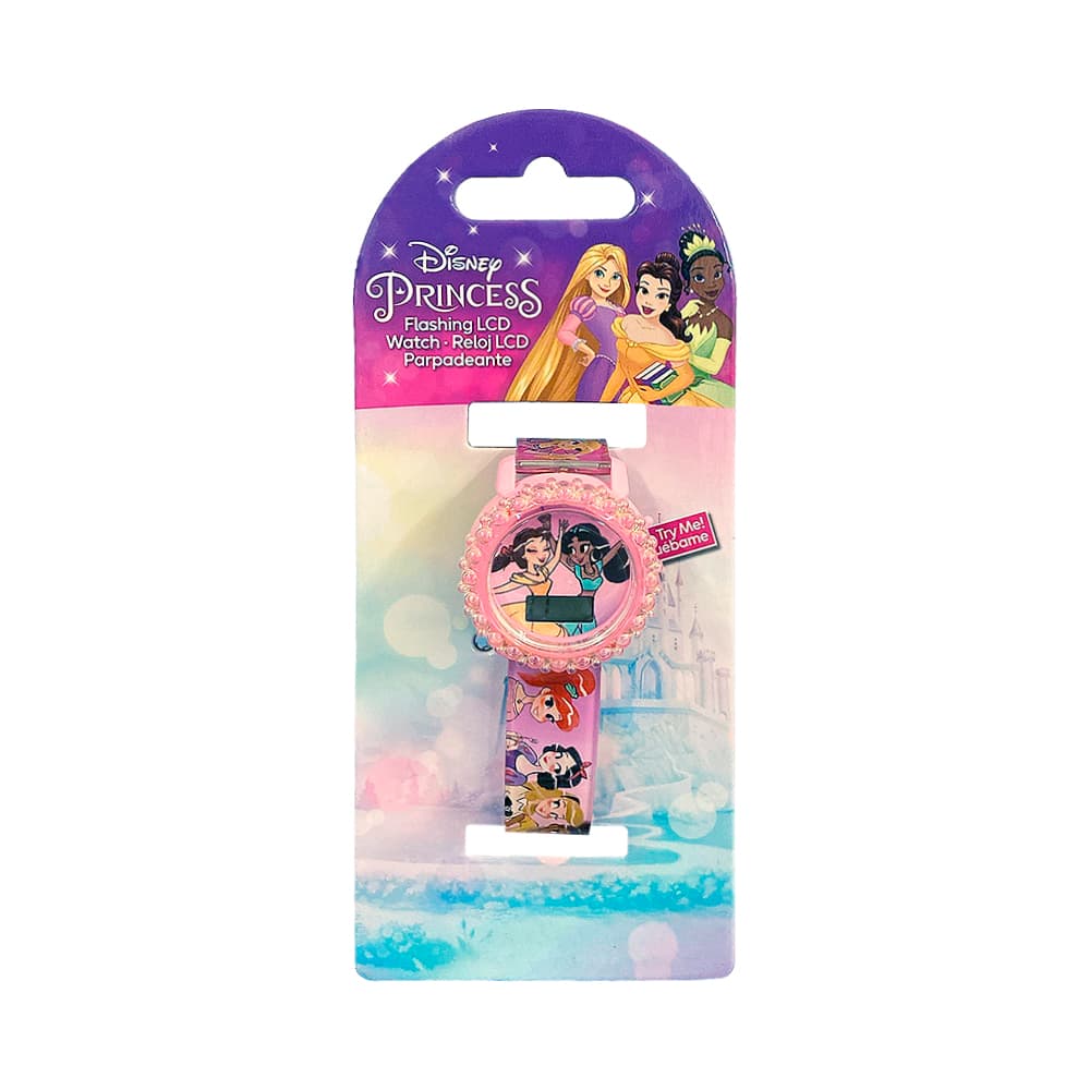 Relógio Digital Disney Princess PN4537BOI Rosa
