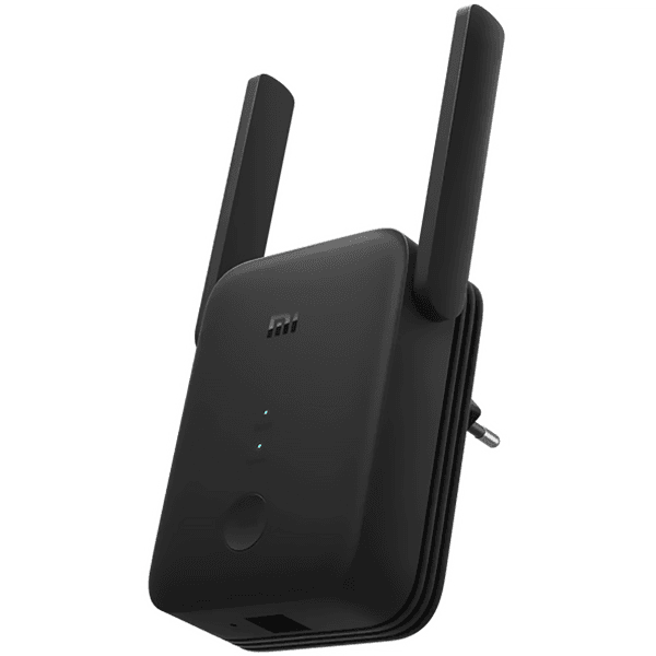 Repetidor de Sinal Wi-Fi Xiaomi Mi Range Extender Ac1200 Rc04 300 Mbps Em 2.4GHz + 867 Mbps Em 5GHz - Preto