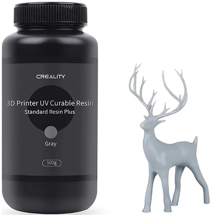 Resina Curável Creality Standard Plus 500G Cinza