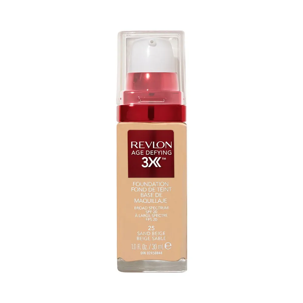 Base Revlon Age Defying 3X 25 Sand Beige 30ml