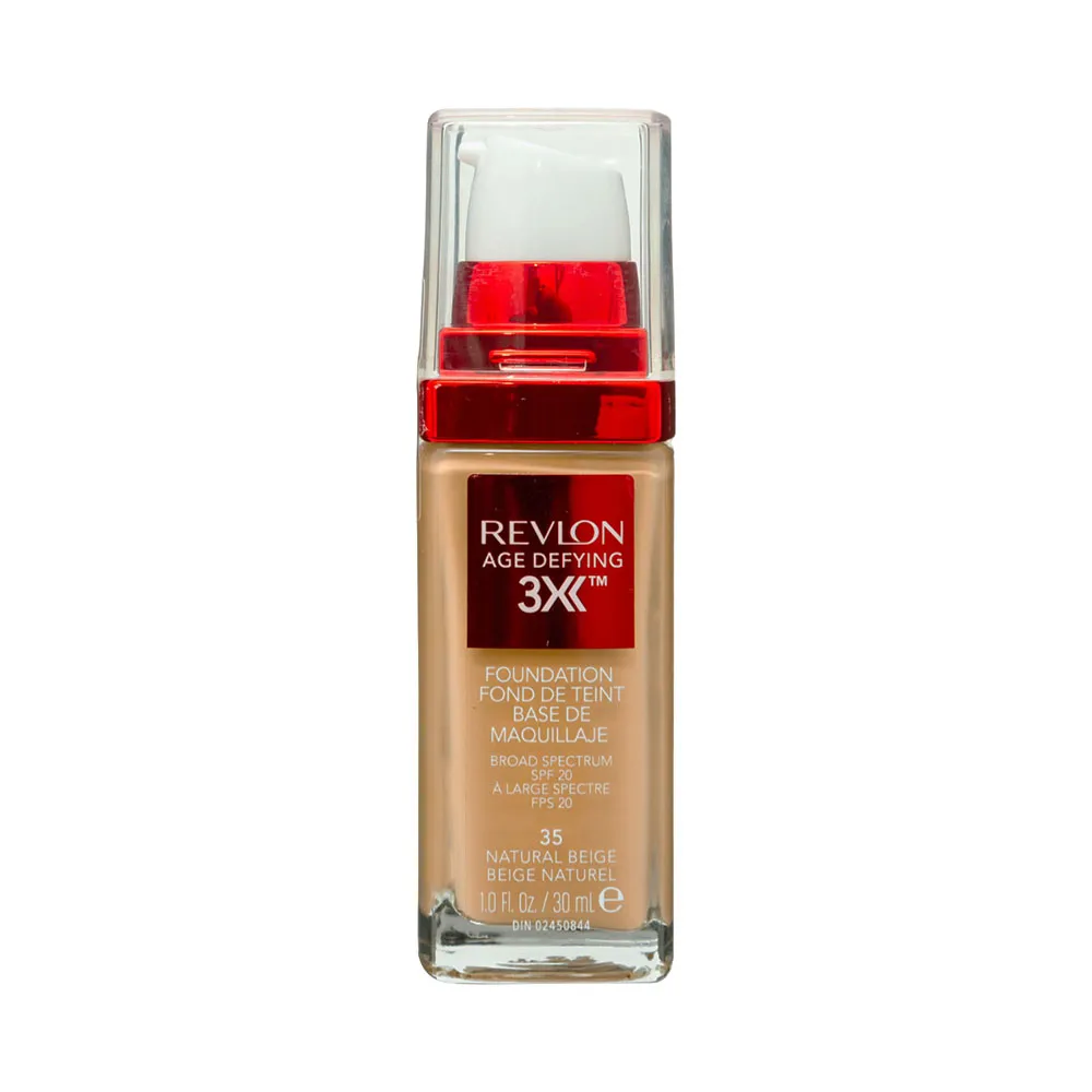 Base Revlon Age Defying 3X 35 Natural Beige 30ml