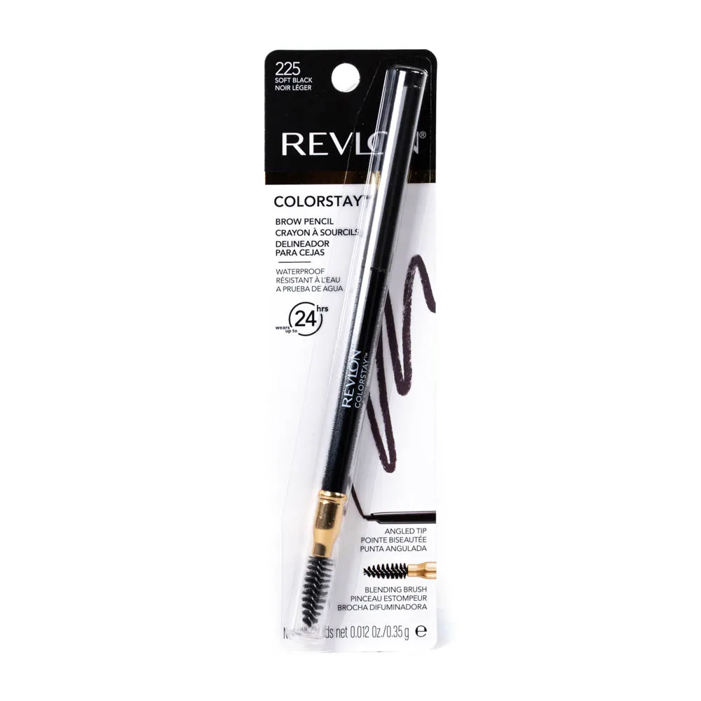 Lápis de Sobrancelha Revlon Colorstay 225 Soft Black