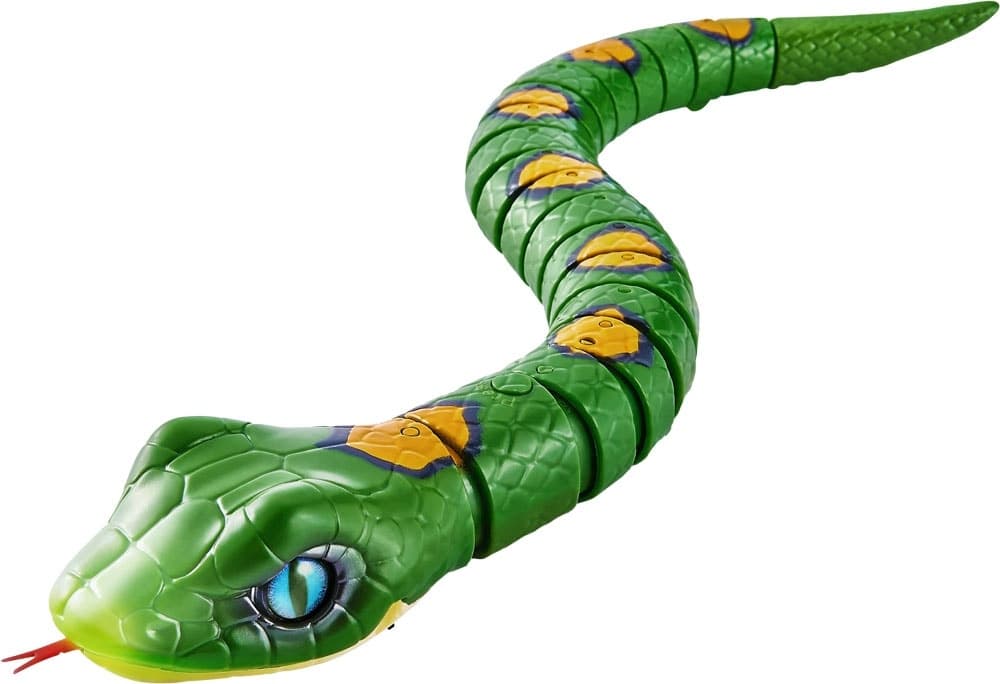 Brinquedo de Controle Remoto Robo Alive Slithering Snake Zuru Verde