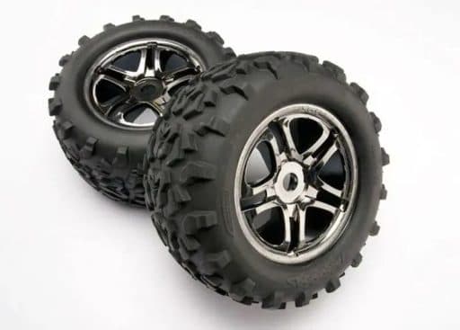 Roda Traxxas Split-Spoke Black Chrome/Maxx 4983A