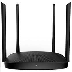 Roteador Hikvision DS-3WR12GC AC1200 Dual Band / 2.4GHz / 5GHz / 4 Antenas - Preto