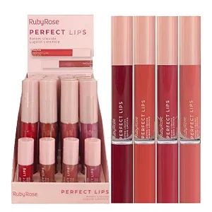 Batom Líquido Ruby Rose Perfect Lips Hb-L6200/G1-2
