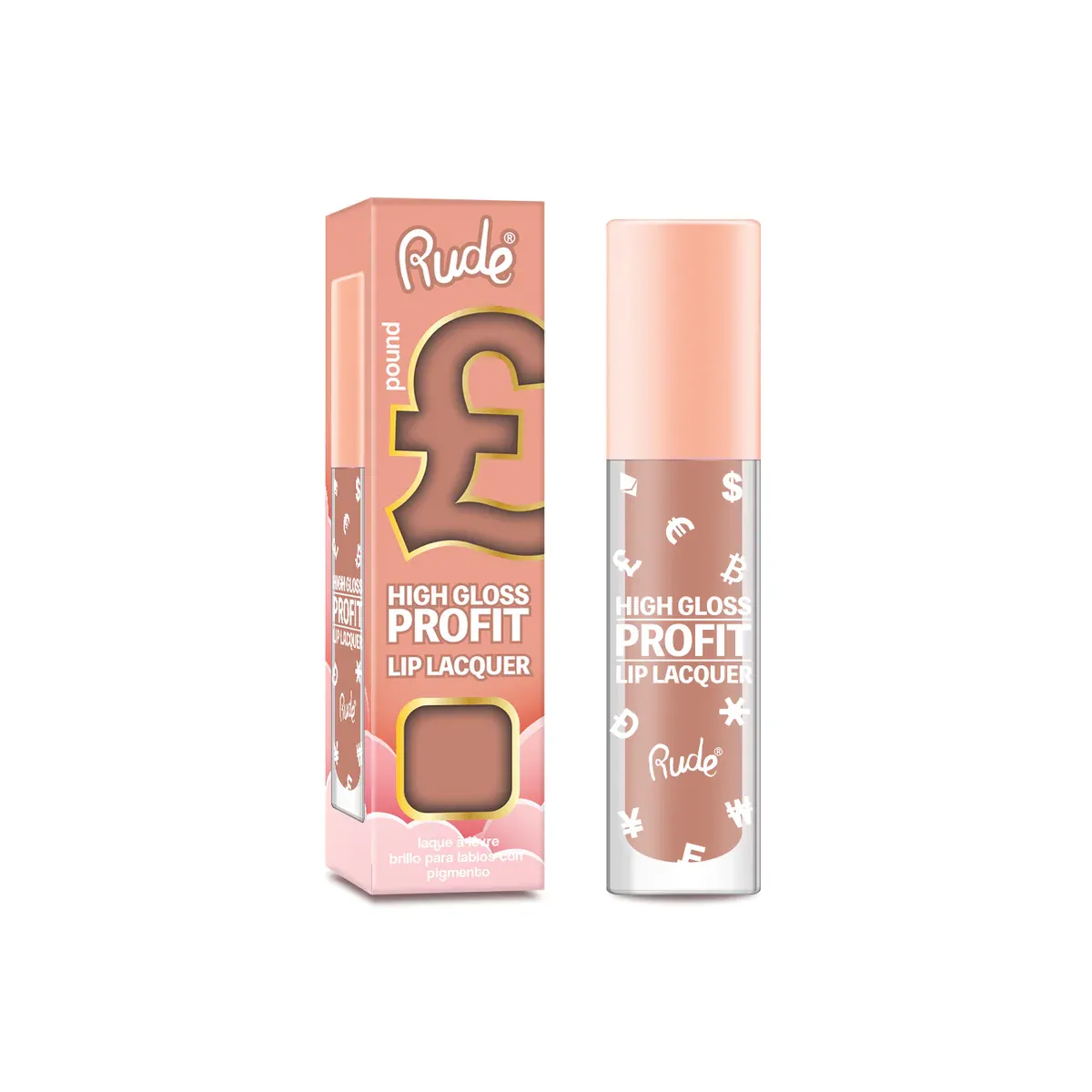 Rude Gloss Para Labios Profit Lip Lacquer Pound