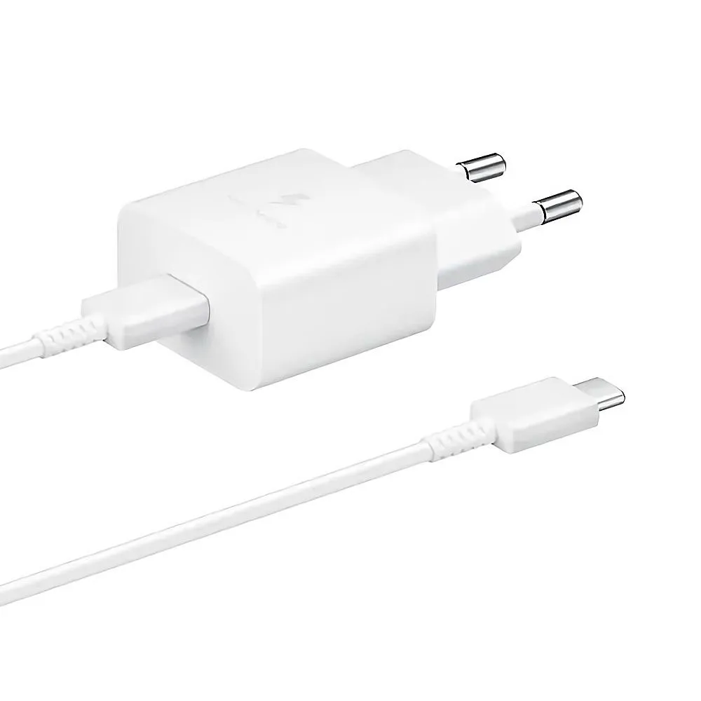Carregador Samsung Tipo C Ep-T1510XWEGWW 15W com Cabo Branco