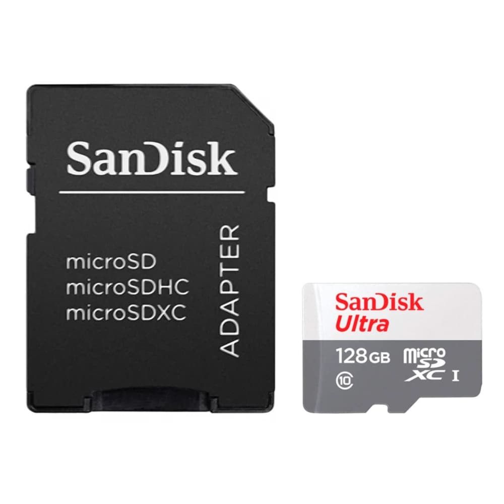 Sandisk Memória Micro Sd Ultra 128GB C10 100MB/S Sdsqunr-128G-GN3MA