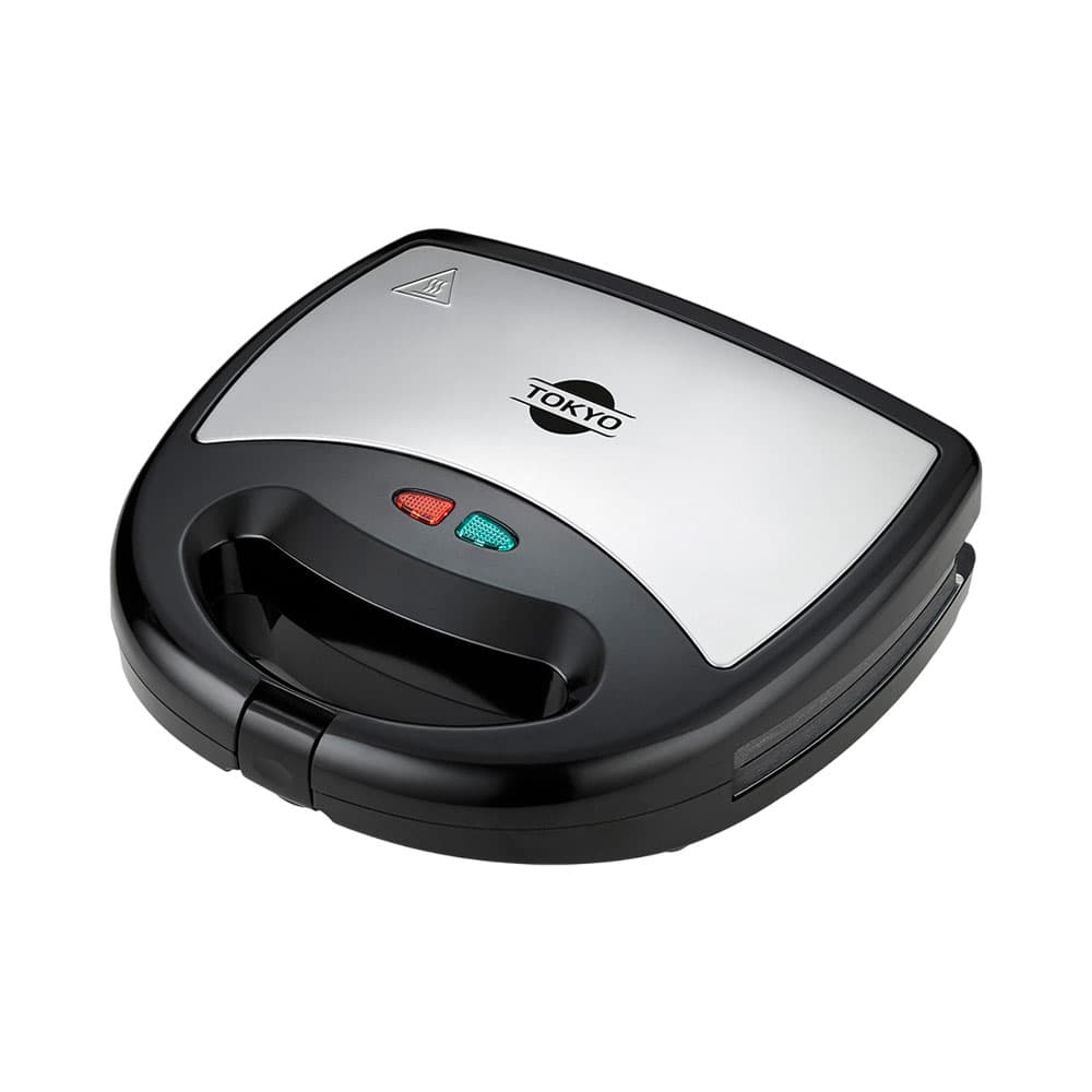 Sanduicheira Tokyo 3 Em 1 750W 220V Preto - Prata