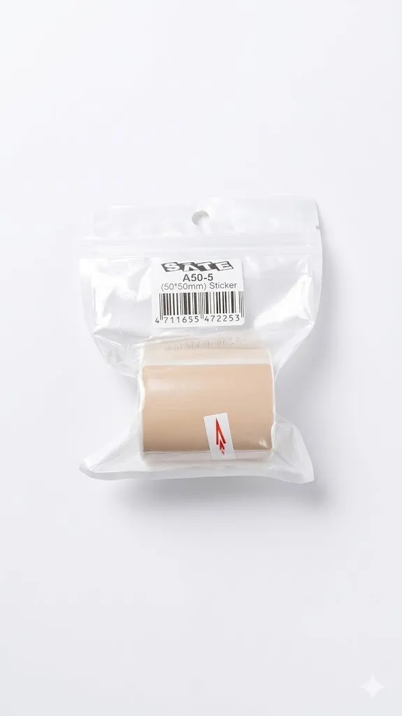 Sate Papel Térmico A50-5 Sticker 50x50mm