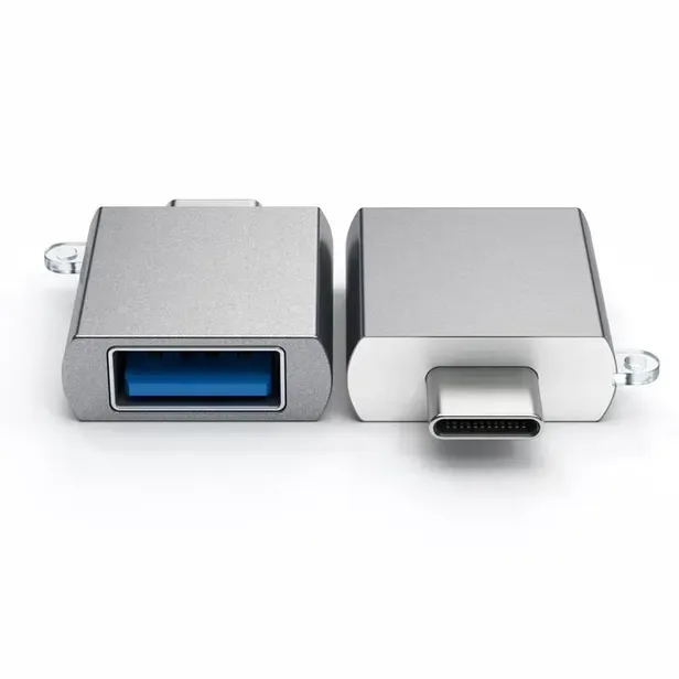 Adaptador Satechi USB-C para USB-A Space Gray