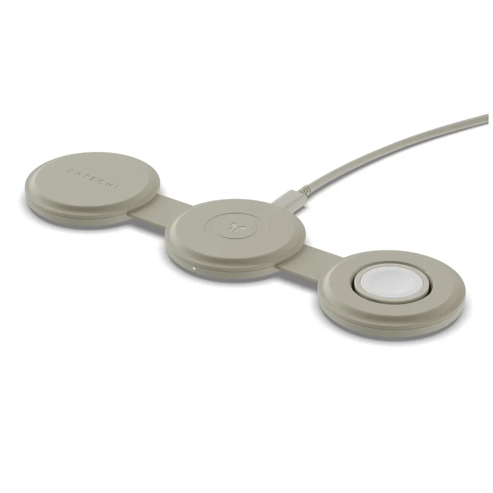 Carregador Satechi Onthego 3-In-1 Wireless Hulk Sand
