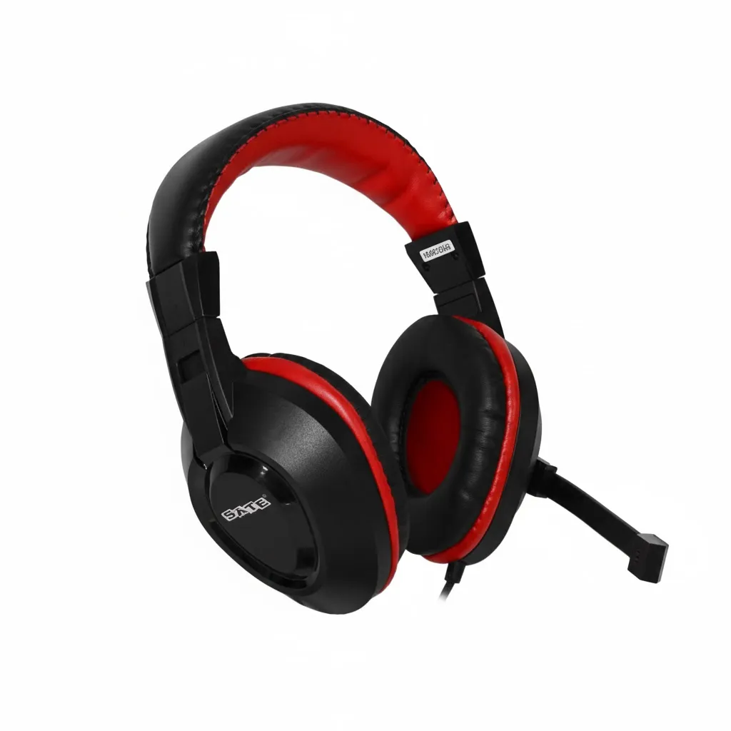 Fones de Ouvido Satellite Auricular Gaming Ae-263 Negro/rojo