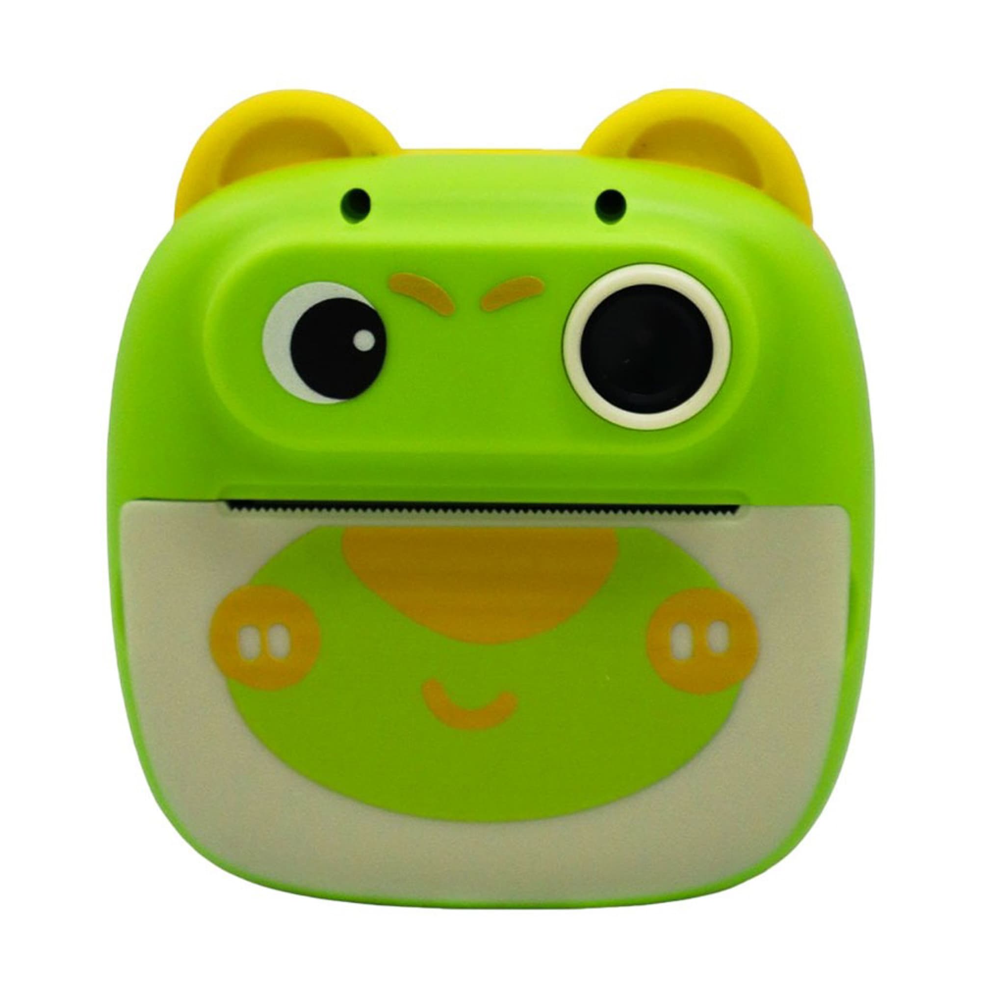Câmera Infantil Satellite A-Dv947 com Impressora Verde