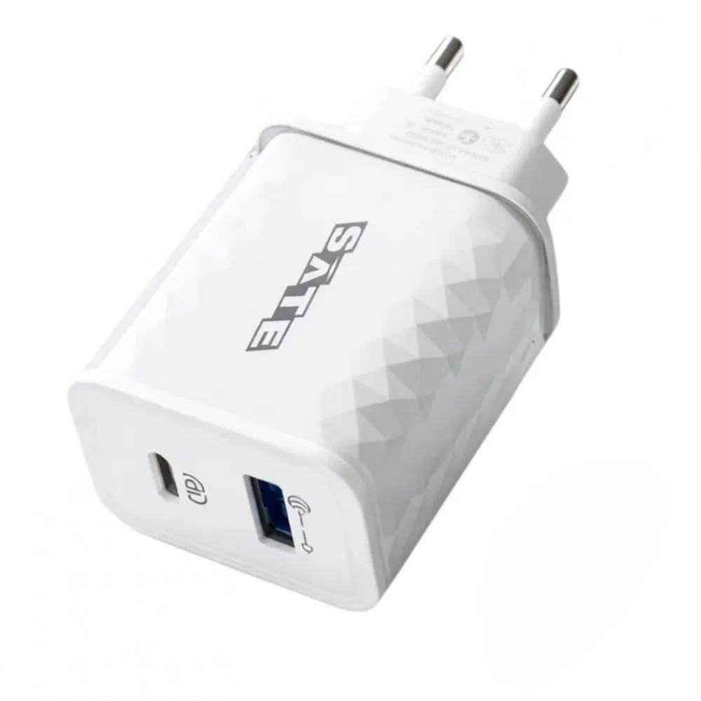 Carregador Satellite A-Cc2001 USB-A/USB-C Branco