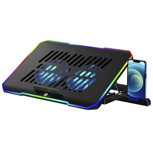 Cooler para Notebook Satellite A-Cp42 17" LED RGB Preto