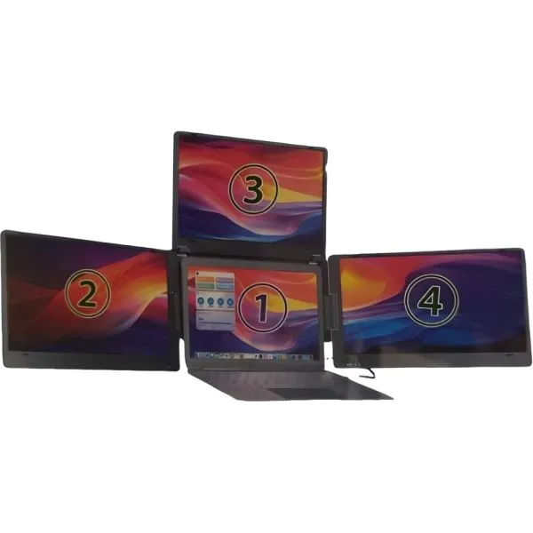 Monitor Portátil Triple Satellite A-Dm3141 14" para Notebook 360° USB-C