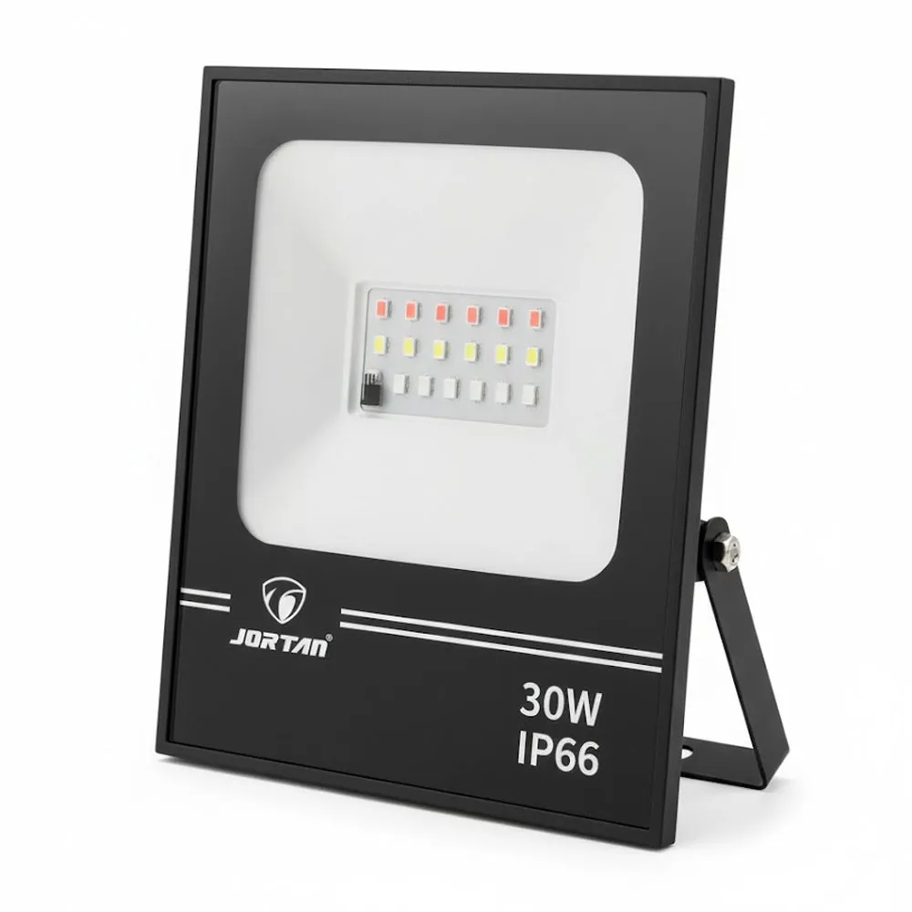 Refletor LED Satellite Jortan Jt-JGRGB30W 30W/RGB/IP66/CONTROLE