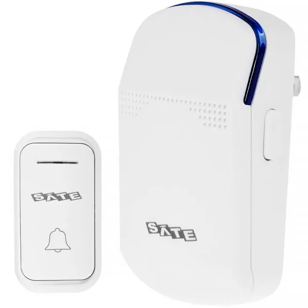 Campainha Sem Fio Satellite A-Db03 100M/12V/Bivolt Branco