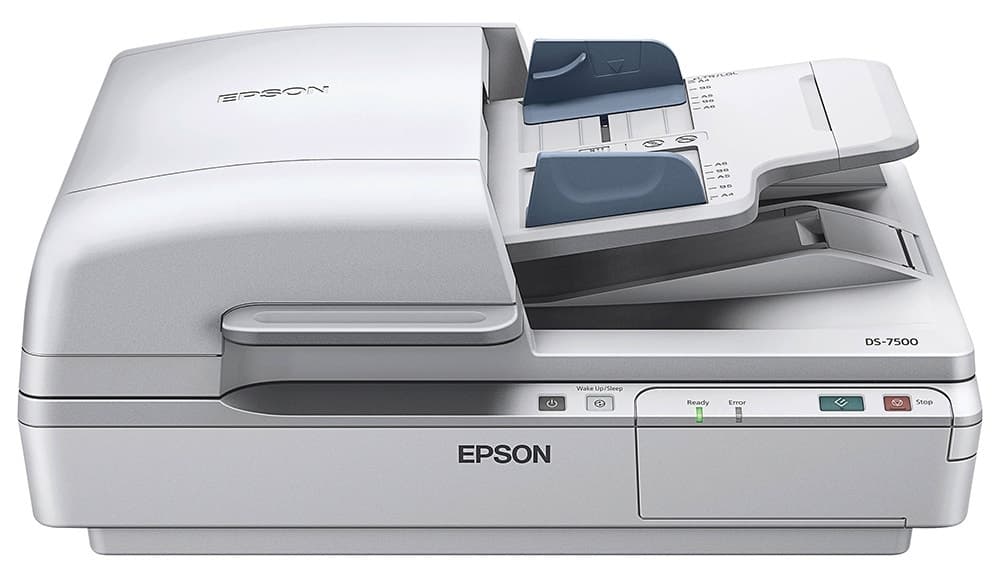 Scanner Epson WorkForce Ds-7500 Color Bivolt Branco