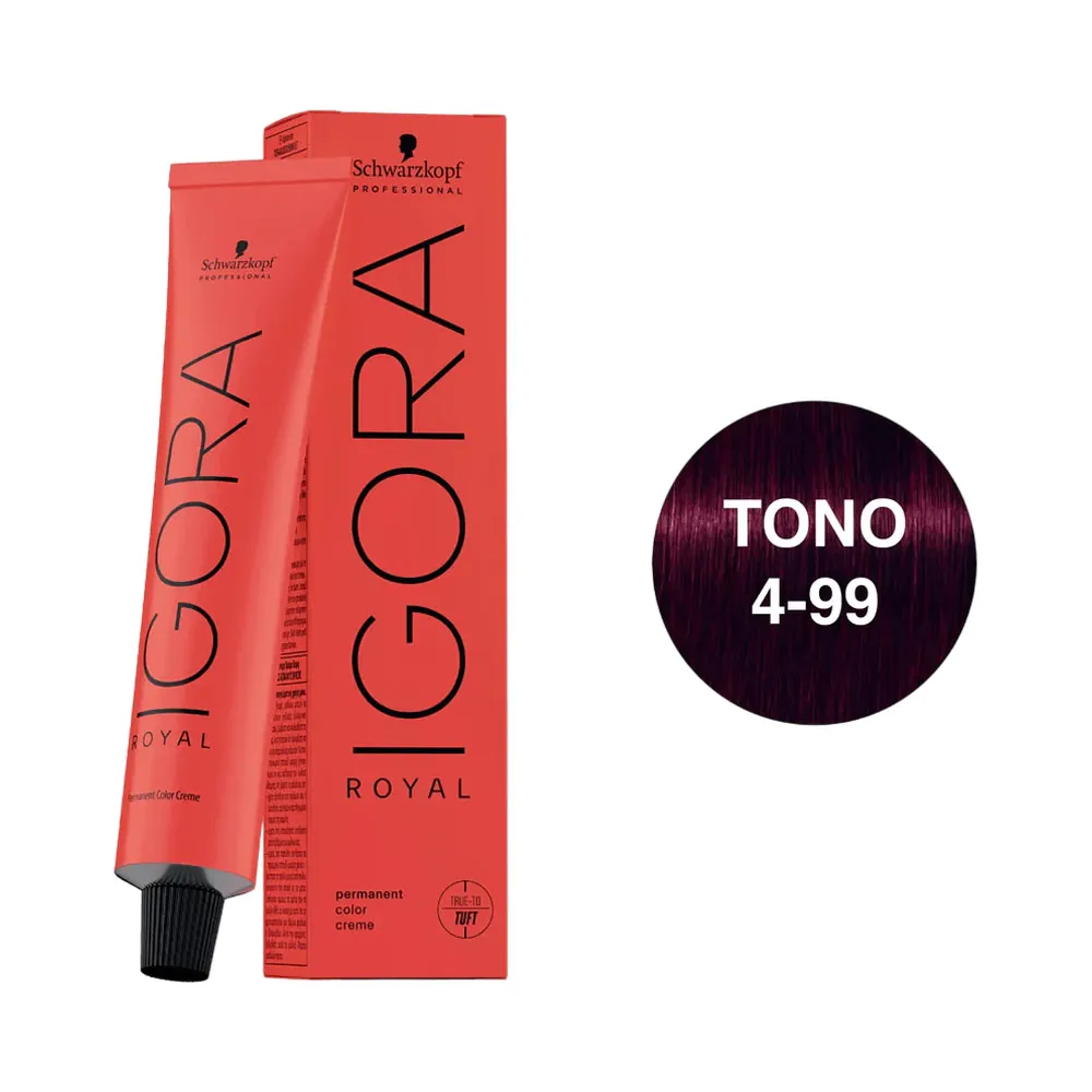 Coloração Schwarzkopf Igora Royal 60ml 4-99