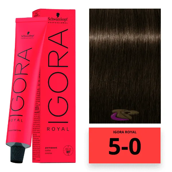 Coloração Schwarzkopf Igora Royal 60ml 5-0