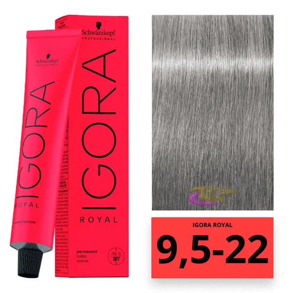 Coloração Schwarzkopf Igora Royal 60ml 9,5-22