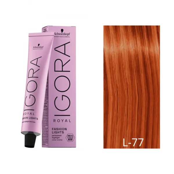 Coloração Schwarzkopf Igora Royal Fashion Lights 60GR L-77