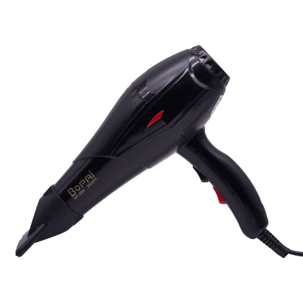 Secador de Cabelo Bopai Bp-889 3000W 3 Temperaturas 2 Velocidades 220-240V ~ 50/60Hz Preto