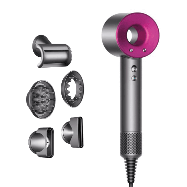Secador de Cabelo Geral 4 Temperaturas 3 Velocidades 220V Cinza/Rosa