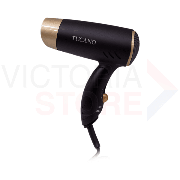 Secador de Cabelo Tucano Mini Hair Dryer Tc-Mino1 Dobrável Bivolt Preto