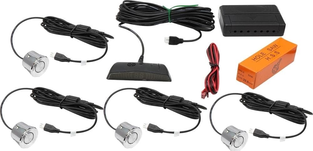 Sensor de Estacionamento M1 Crs6100-S028 Chrome Universal (4 Peças)