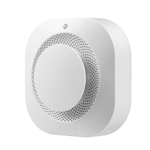 Sensor Detector de Fumaça 4Life FL441R Sem Fio / A Bateria / Frequência 433MHz / Compatível com Alarme - Branco