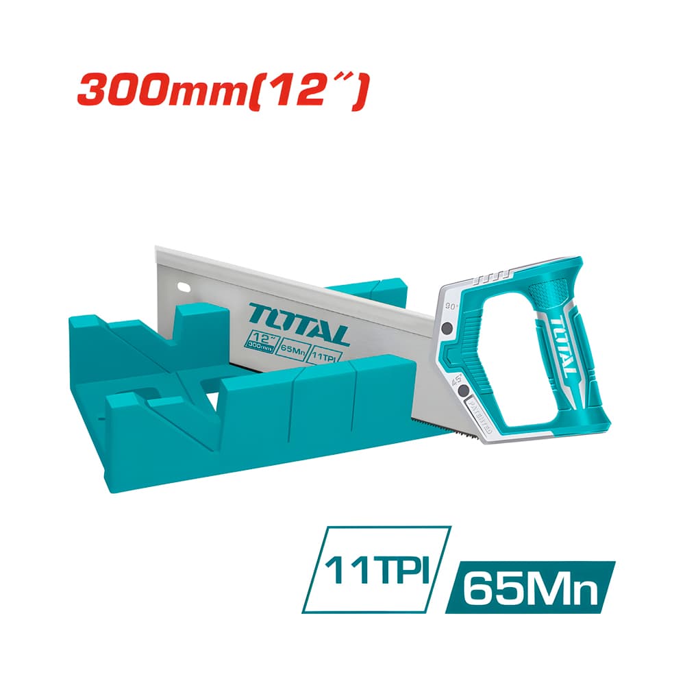 Serra com Caixa de Corte para Meia-Esquadria Total Tht59126 11TPI 30CM