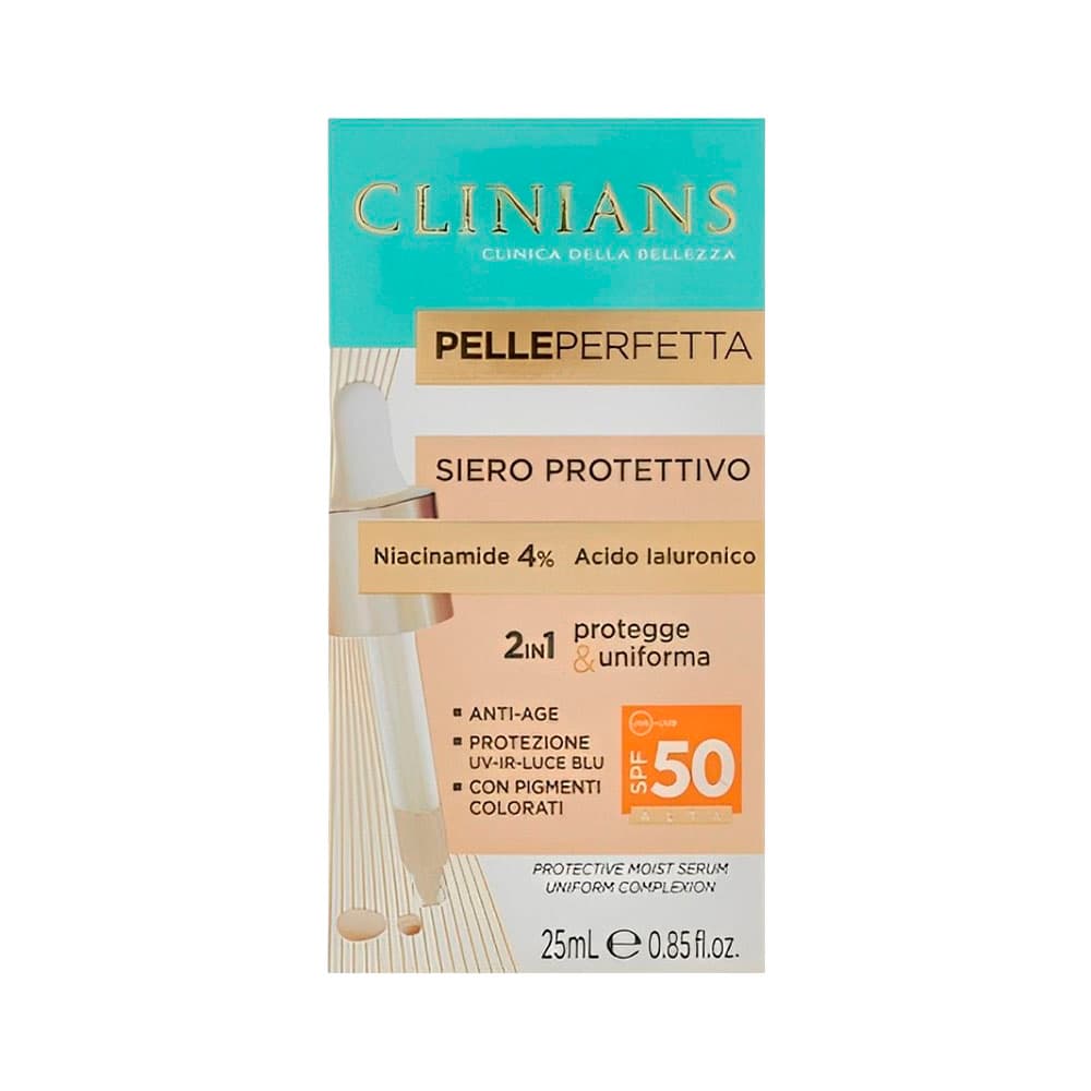 Sérum Protetor Clinians Pelle Perfetta Spf50 25ml