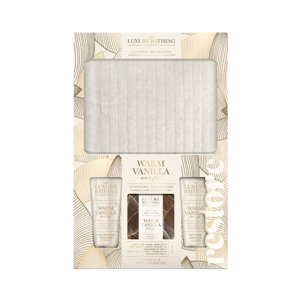 Conjunto de Beleza The Luxury Bathing Warm Vanilla And Fig 4 Peças