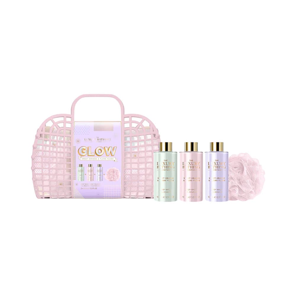 Kit de Banho The Luxury Bathing Glow Laranja Doce e Ylang Ylang 4 Peças