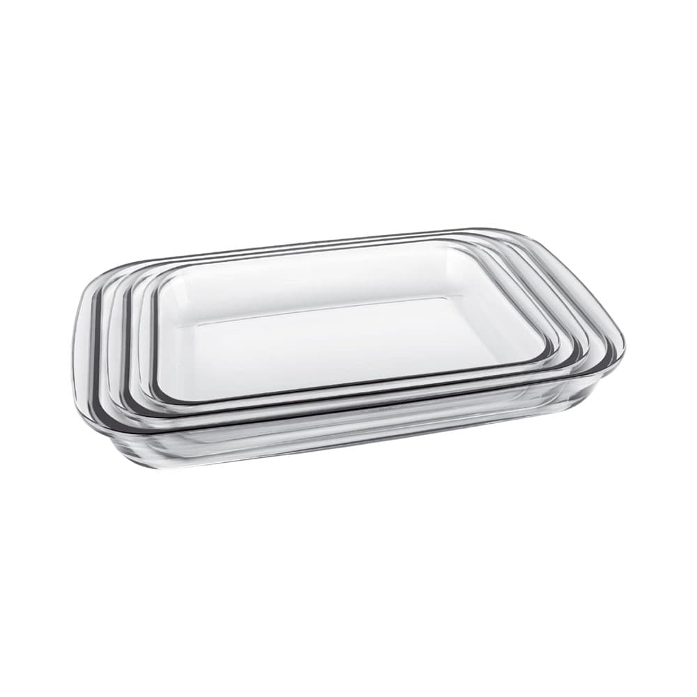 Conjunto de Assadeiras de Vidro Marinex 3 Peças