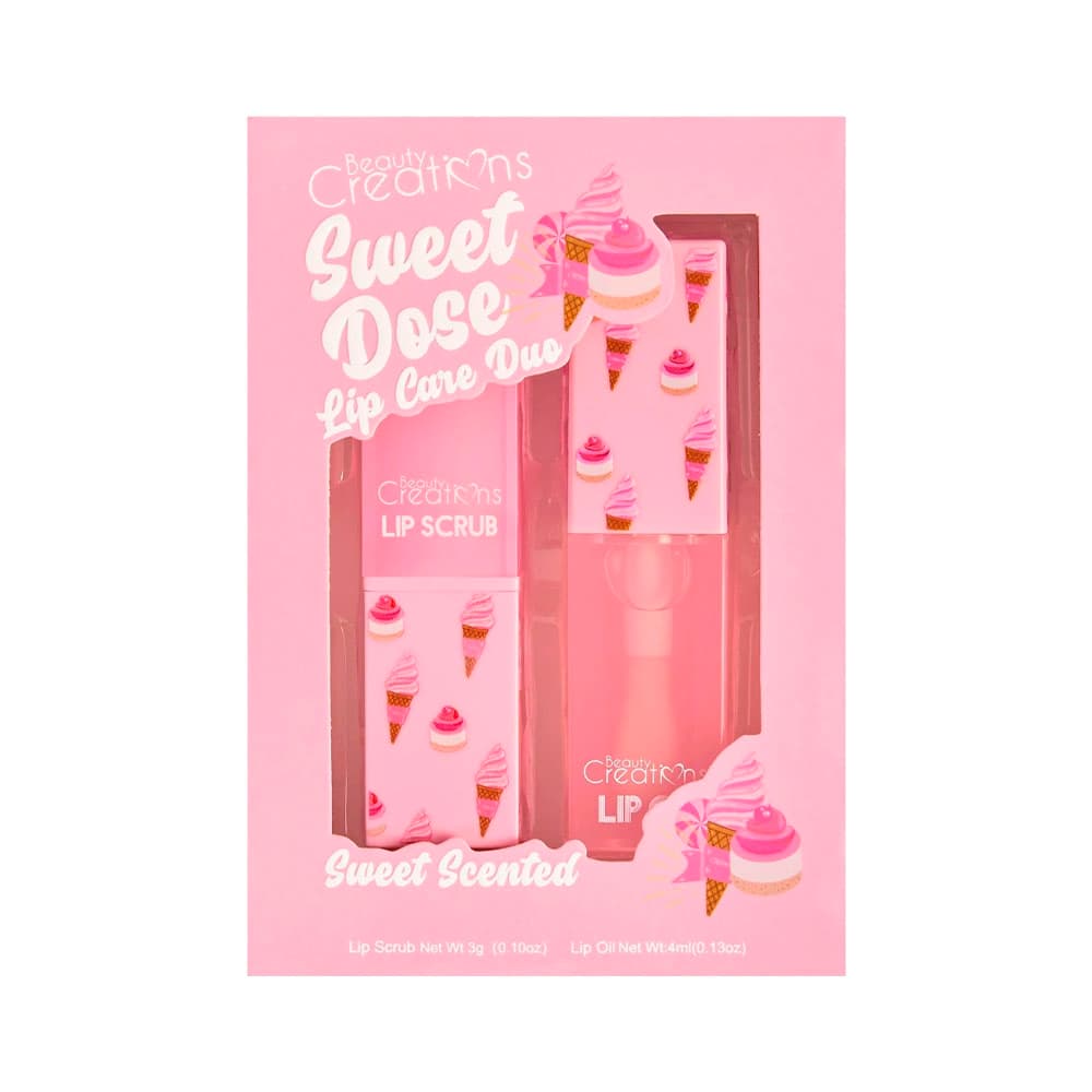 Kit de Cosméticos Beauty Creations Sweet Dose Lip Care Duo Sweet Scented 2 Peças