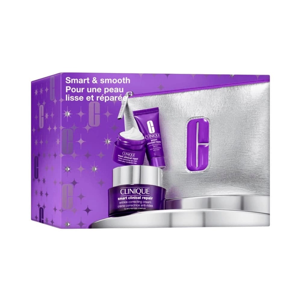 Kit de Cosméticos Clinique Smart & Smooth Smart Clinical Repair 4 Peças